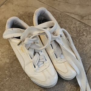 Puma Classic White Trainers